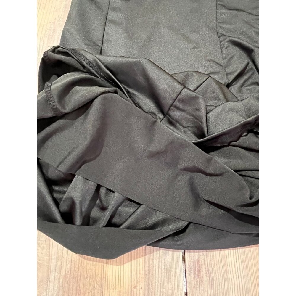 Gaze Sleeveless Midi Bodycon Dress Womens S Black Stretch Lined - Picture 9 of 9